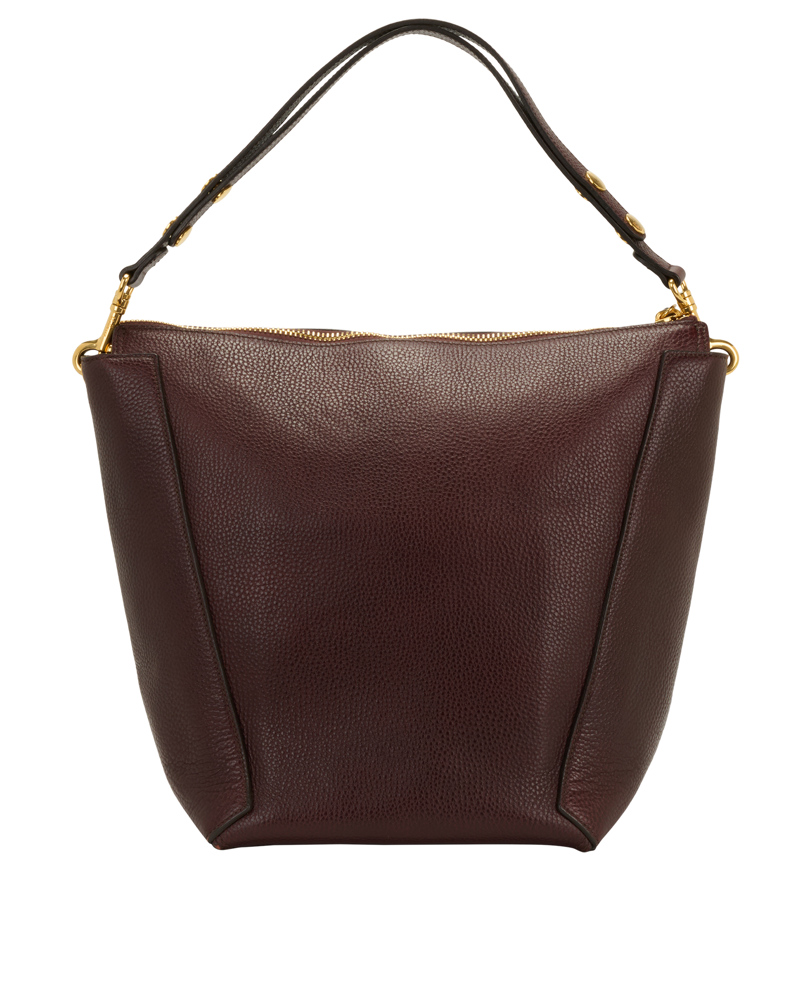 Camden, &pound;320, Handbags, Burgundy, Leather, Back view